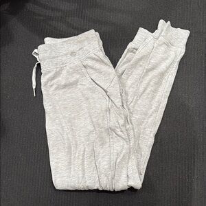 Lululemon Athletica Gray Track Pants with Tapered Leg